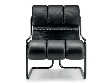 TUCROMA - Leather armchair with armrests by i 4 Mariani - view 3